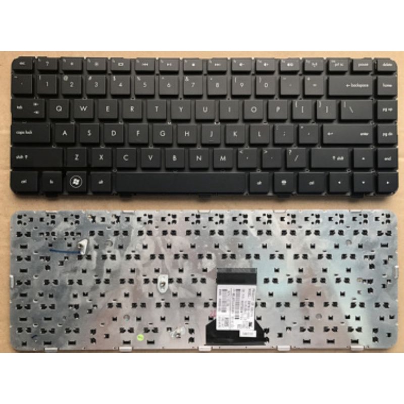 KEYBOARD HP DM4 DV5-2000 DM4-1000 NON FRAME BLACK