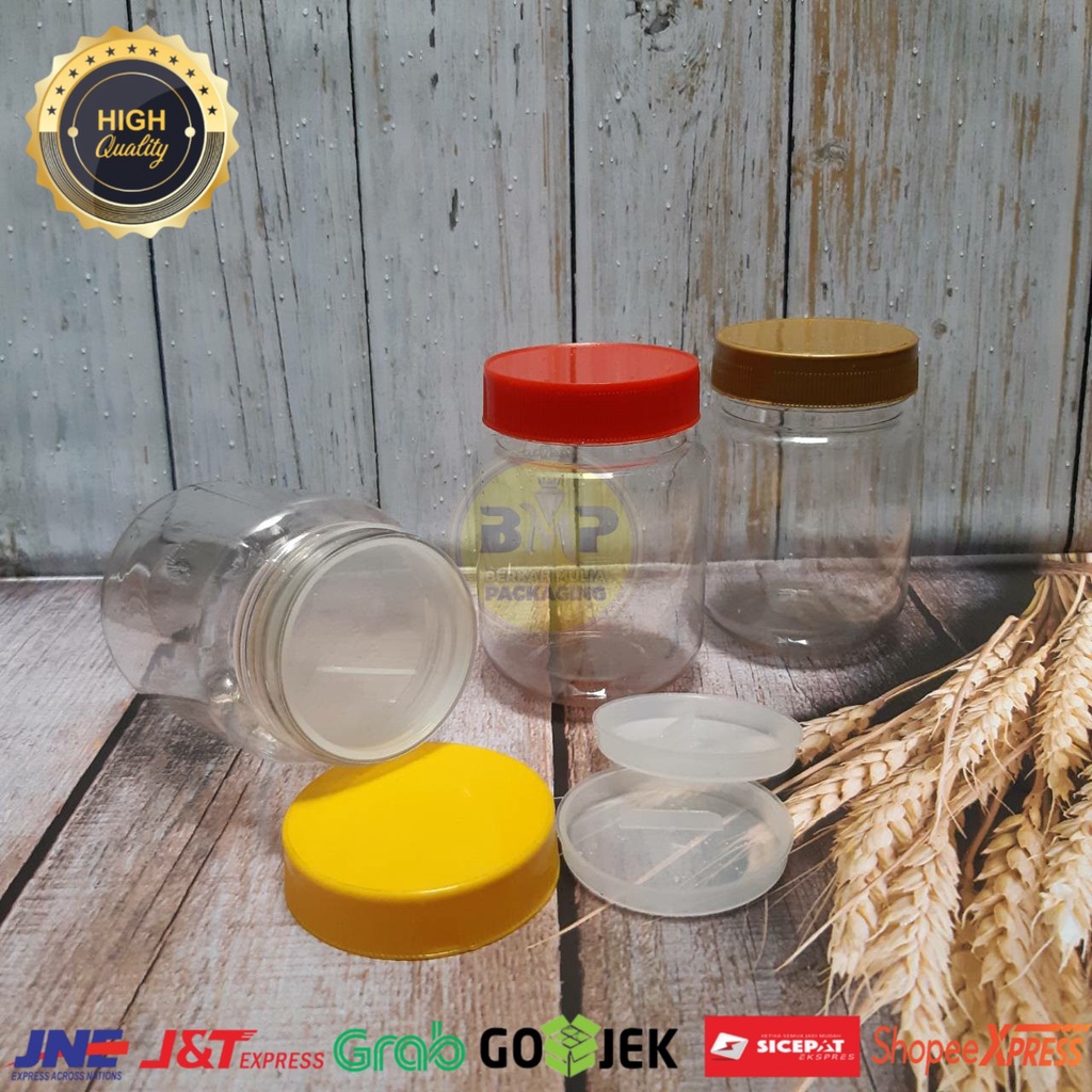 PROMO Toples plastik 200ml bulat Toples bulat 200ml / Toples sambal bulat 200ml bulat Jar sambal 200