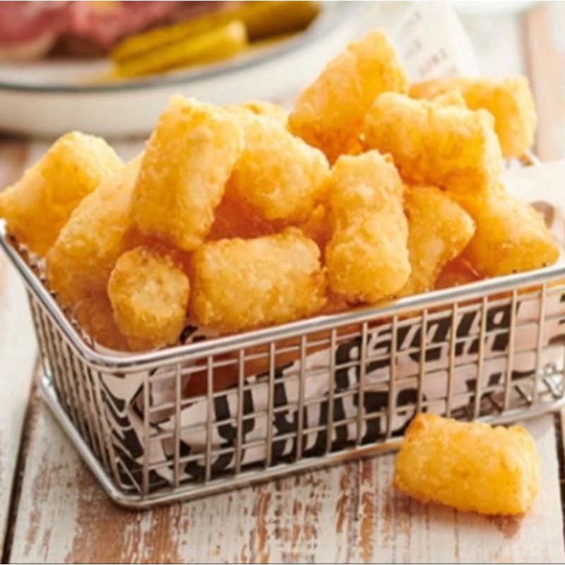 

McCain Tater Tots Potato Puff Tater Puff Kentang Goreng Pompom Batter Coated 2,27 kg