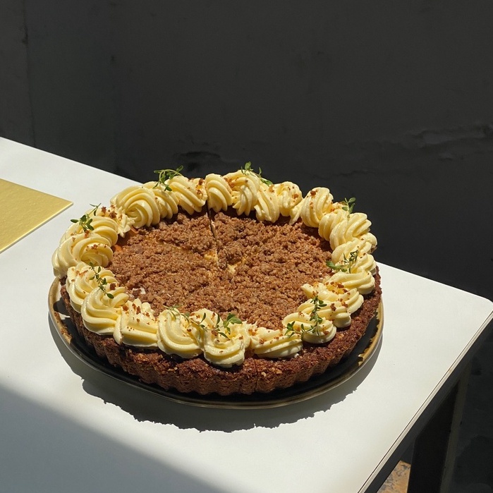 

SHU ARTISANS - Pumpkin Cheese Crumble Pie by the slice
