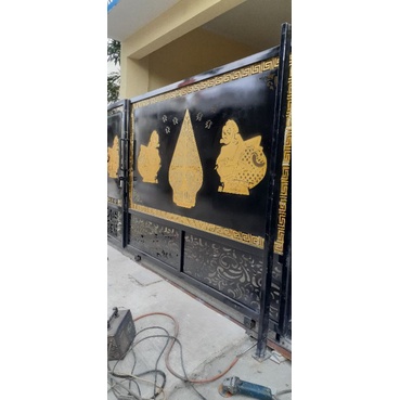 pagar minimalis motip.wayang