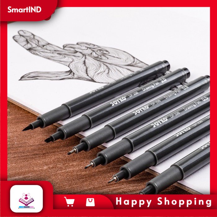 

Drawing Pen Pena Gambar Joyko DP-298S 1 Set 6 Pcs