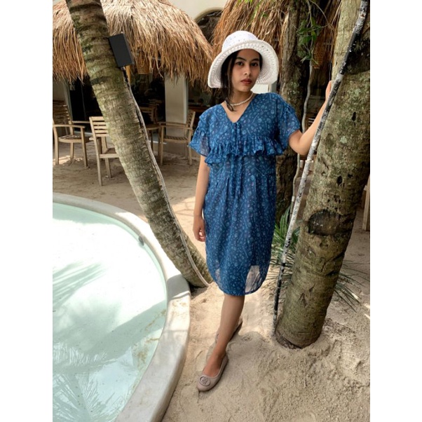 DRESS LENGAN PENDEK - DRESS PANTAI