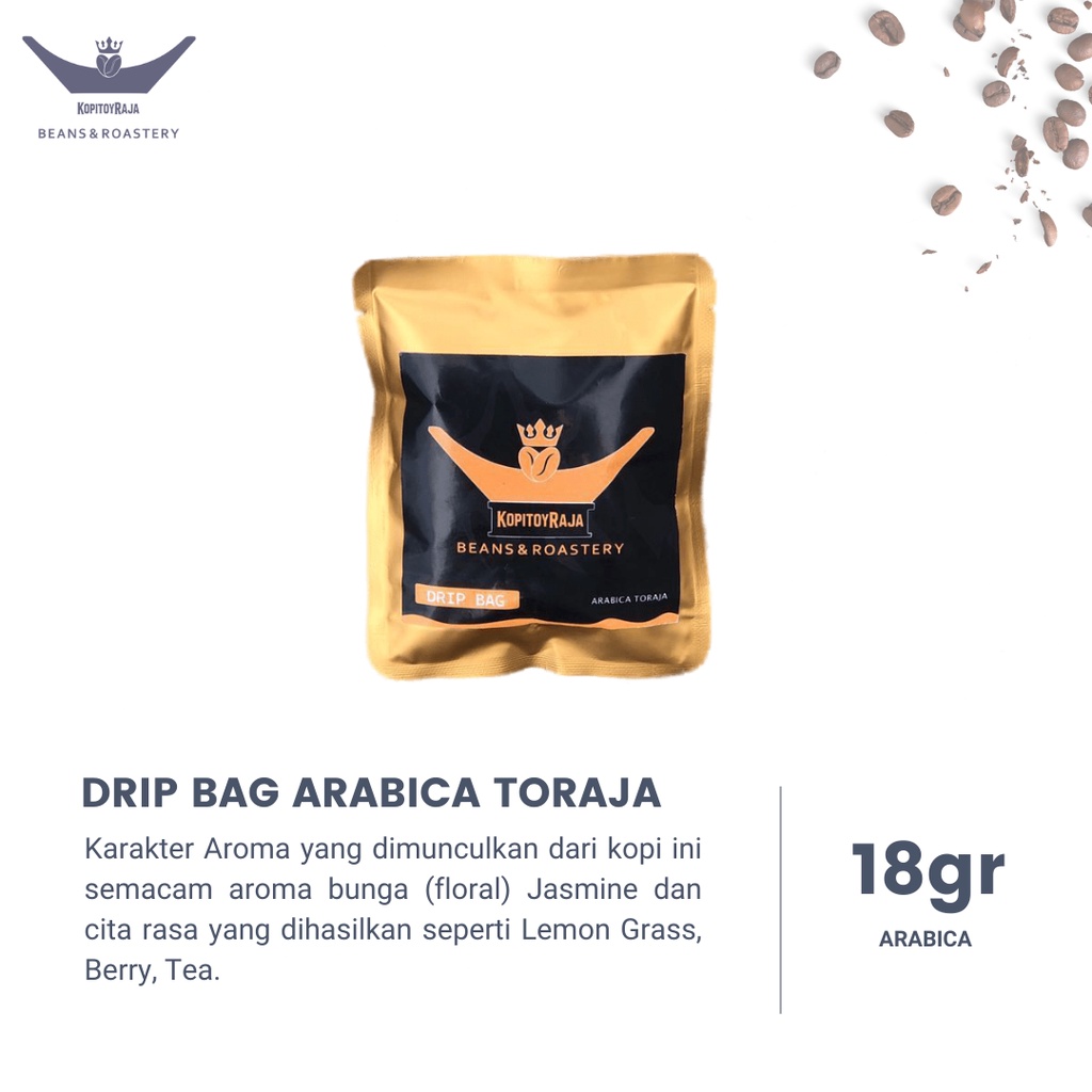 

Drip Bag Coffee Arabica Asli Toraja