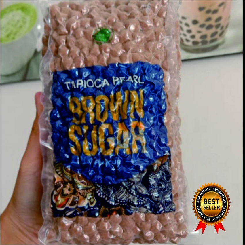 

ITPIN 1KG TAPIOCA PEARL PREMIUM BROWN SUGAR | Boba Milk Tea Tapioca Pearl | BUBLE ITPIN BROWN SUGAR