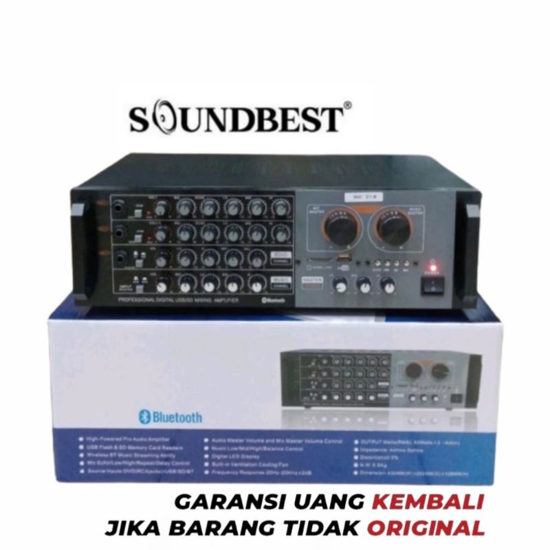 Amplifier Soundbest RC218 / RC 218 Bluetooth Original