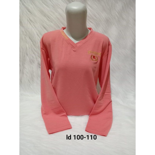 KAOS WANITA IMPORT BORDIR