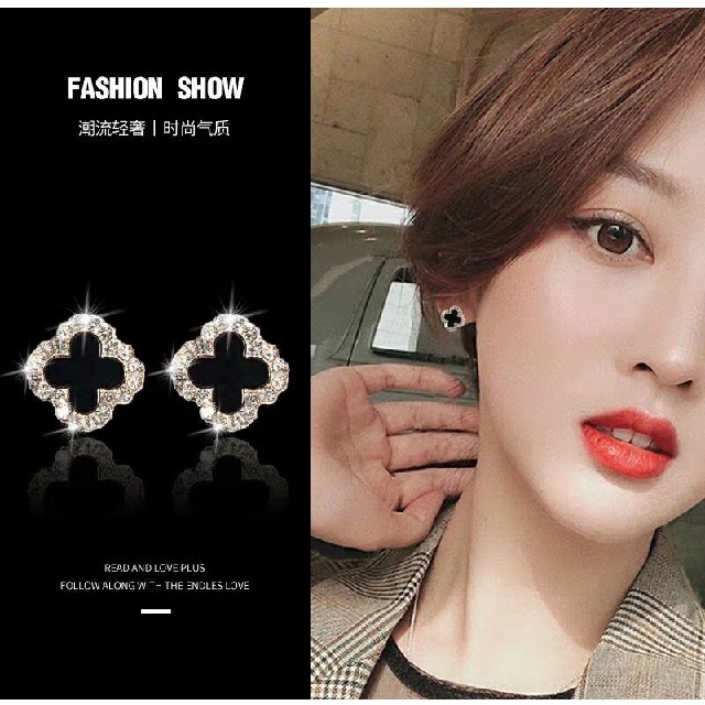 Anting wanita S925 perak/anting  antik anti karat/anting korea/anting kristal/anting silver S925/ant