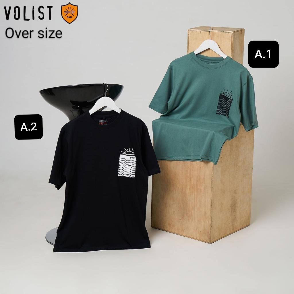 KAOS OVERSIZE TEE VOLIST T-SHIRT KAOS DISTRO