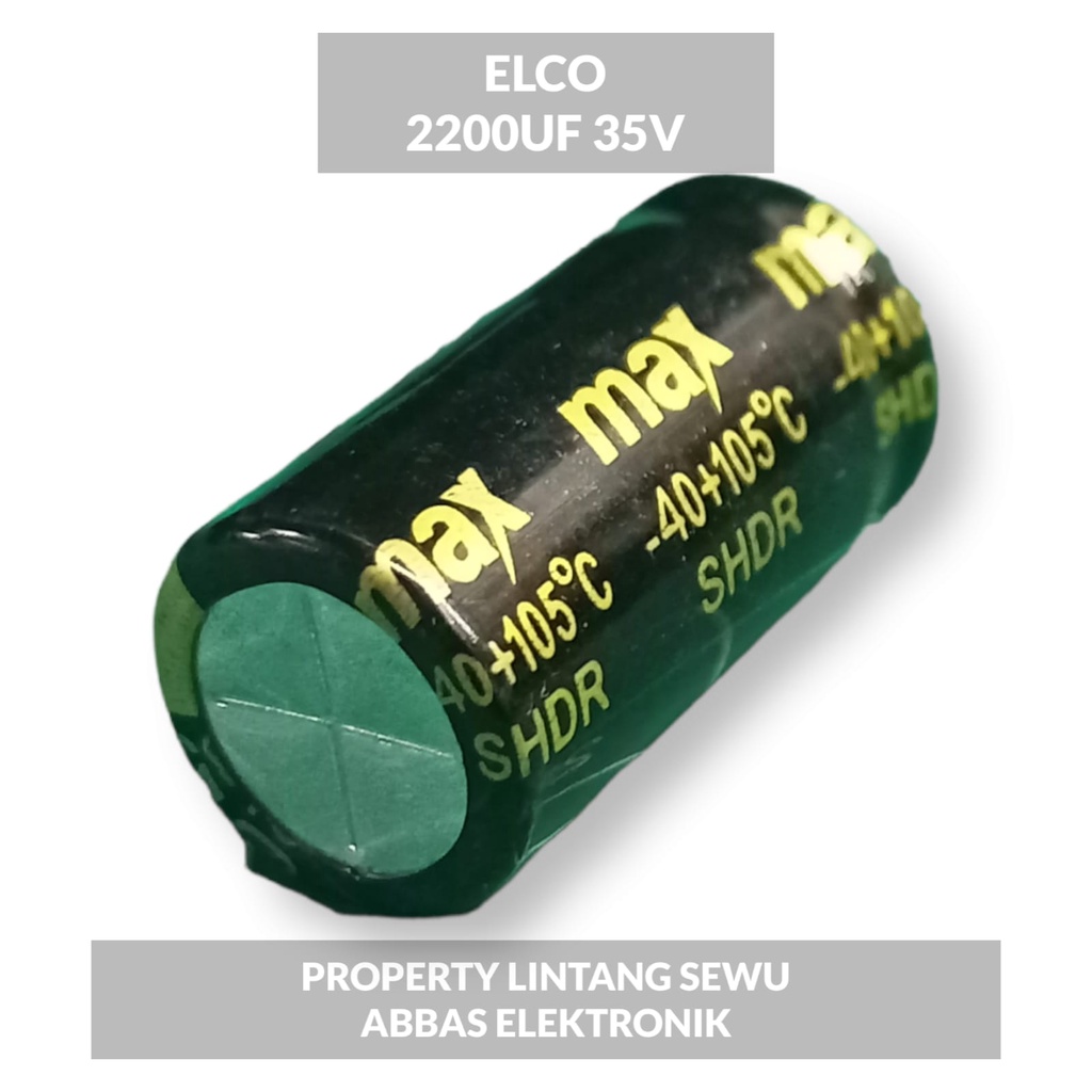 ELCO ELKO 2200 UF 35V 2200 MIKRO 35 VOLT