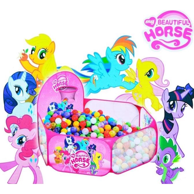 Tenda Keranjang Mandi Bola Little Pony Tenda Anak Mandi Bola