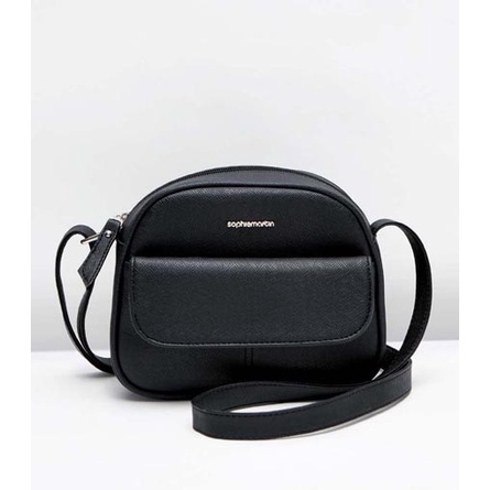TAS SLING BAG WANITA DELION BLACK SOPHIE MARTIN PARIS PROMO TERLARIS
