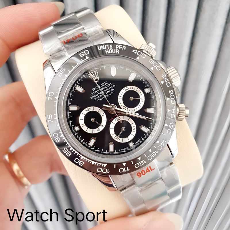 Jam Tangan Pria Merk Rolex Daytona Silver J06188 Automatic