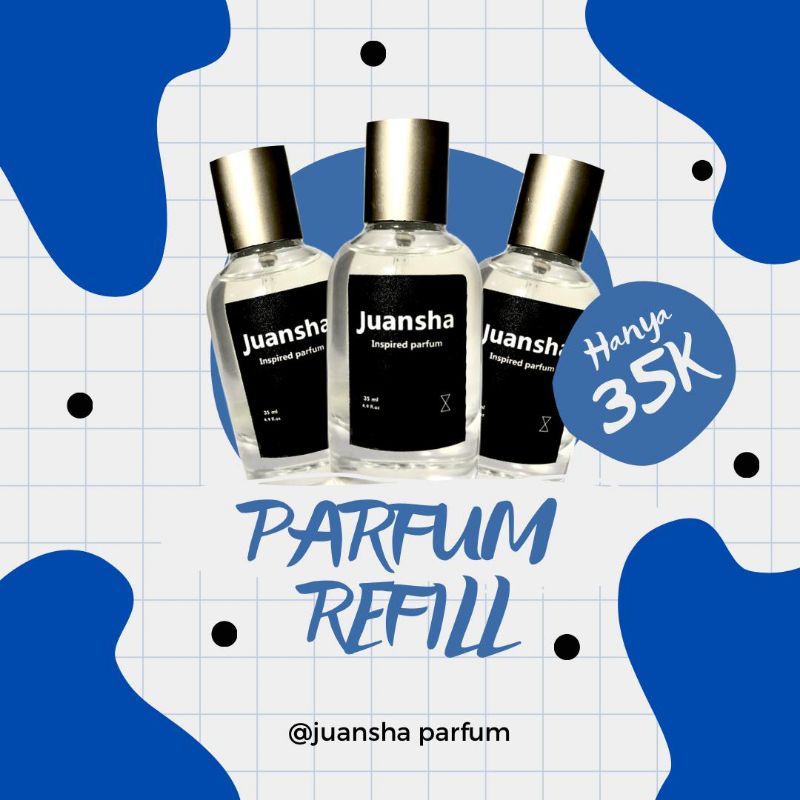 JUANSHA PARFUM 35ML PAKET HEMAT ( AROMA REQUEST CHAT ADMIN)