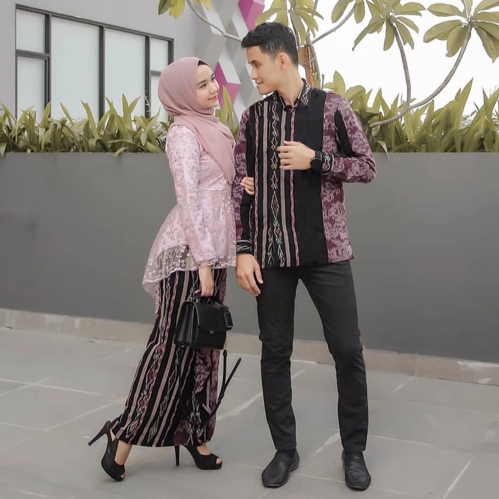 Couple Kondangan Terbaru 2022 Kebaya Wisuda Lamaran Baju Tunangan Batik Brukat Terbaru Baju Batik Couple Kebaya Modern