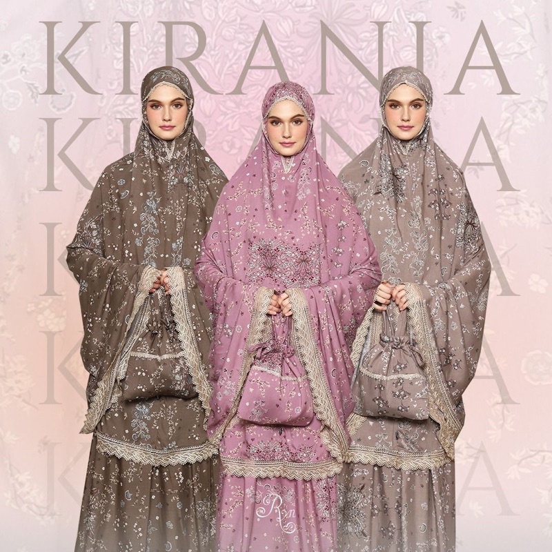 mukena ryn rayyan / mukena rayon/ mukena kirania / mukena rayon premium