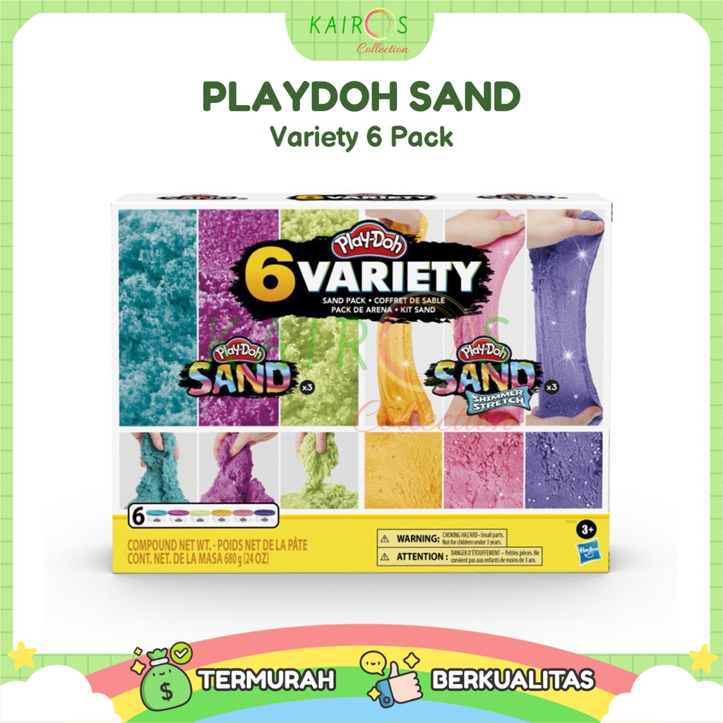 PlayDoh Sand Variety 6 Pack