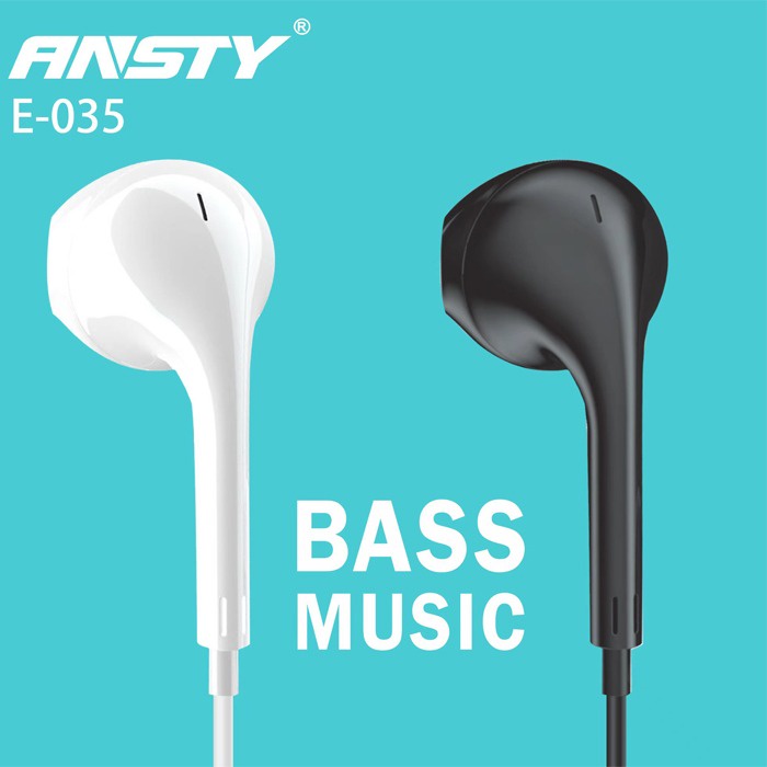 HEADSET EARPHONE HANDSFREE ANSTY E-035 MEGA BASS