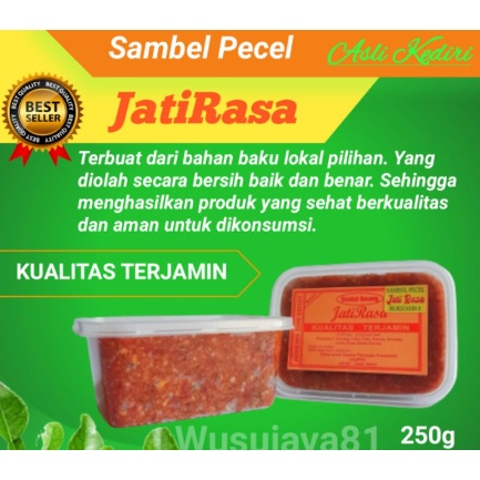 

SILAHKAN DI CEKOUT SAMBEL PECEL KEDIRI ASLI PEDAS SEDANG KHAS JATIRASA KACANG SANGRAI PALING LARIS