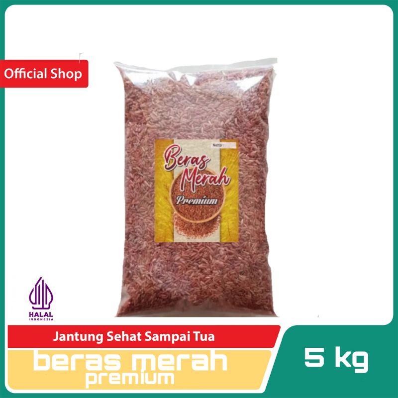 

beras merah premium 5 kg murah|| beras sehat