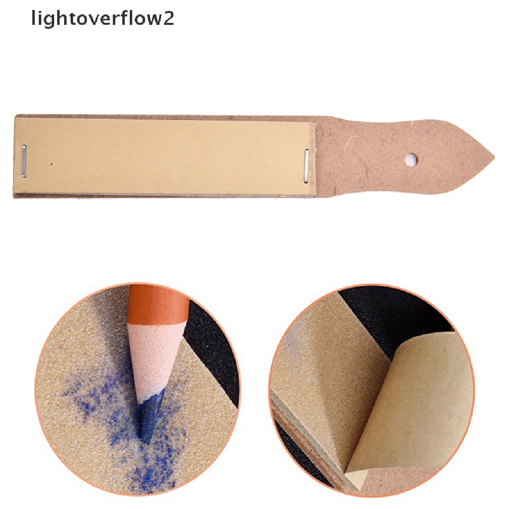 (lightoverflow2) 1pc Rautan Pensil Amplas DIY Untuk Menggambar