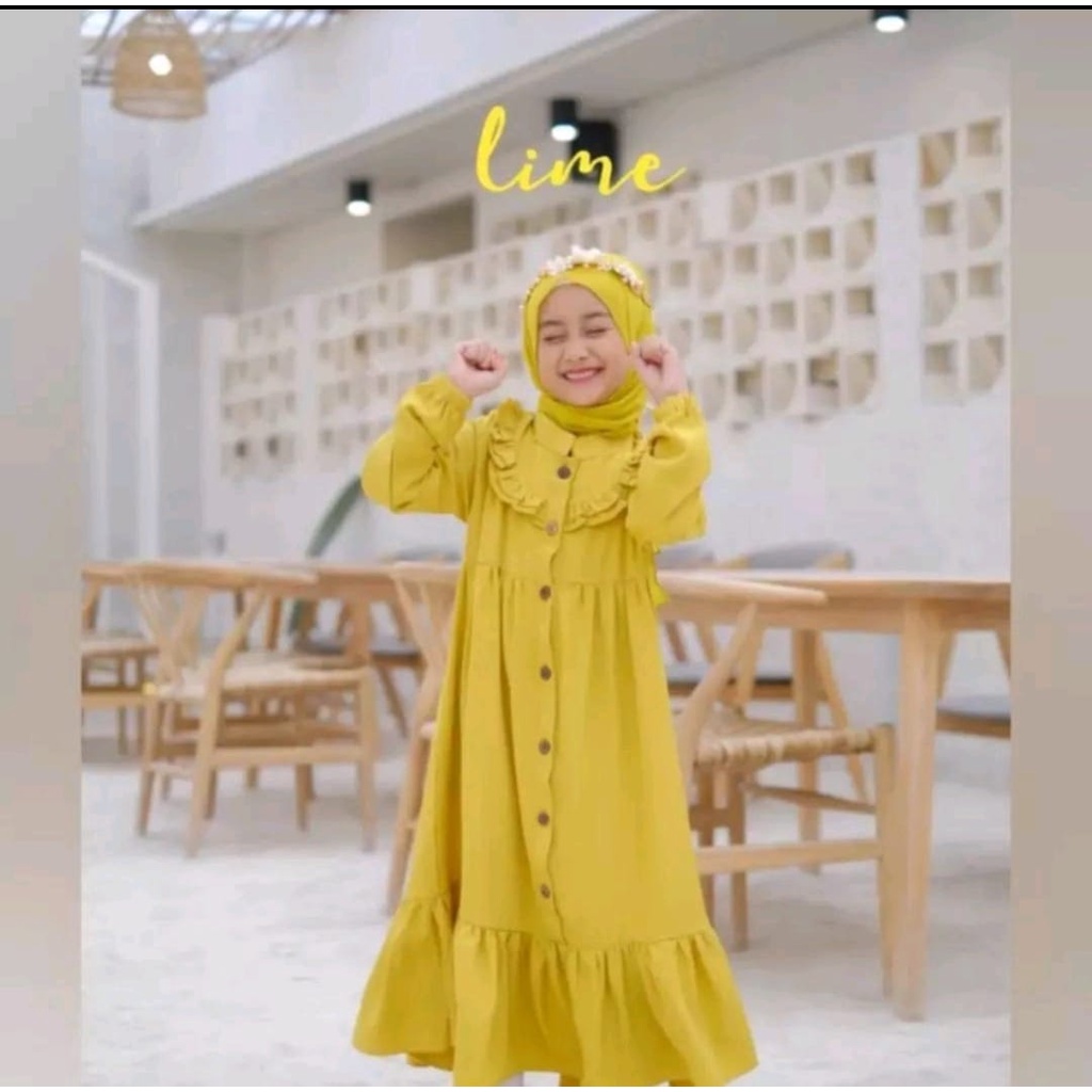 baju anak terbaru - dres anak kekinian - gamis 3-12 tahun