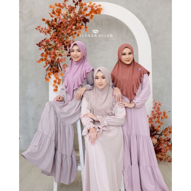 bergo sevilla L ORI alfasa hijab✔️COD