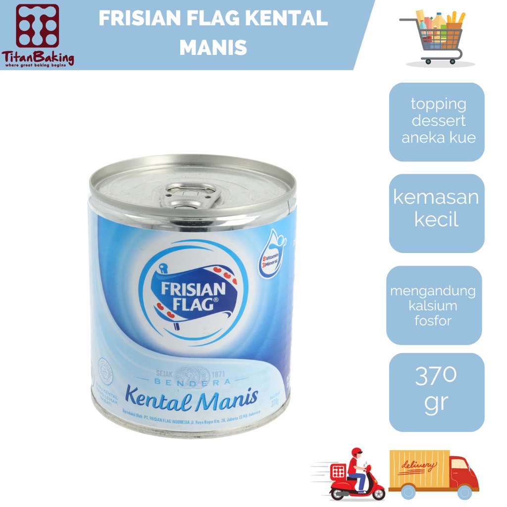 

Frisian Flag Kental Manis Putih 370Gr