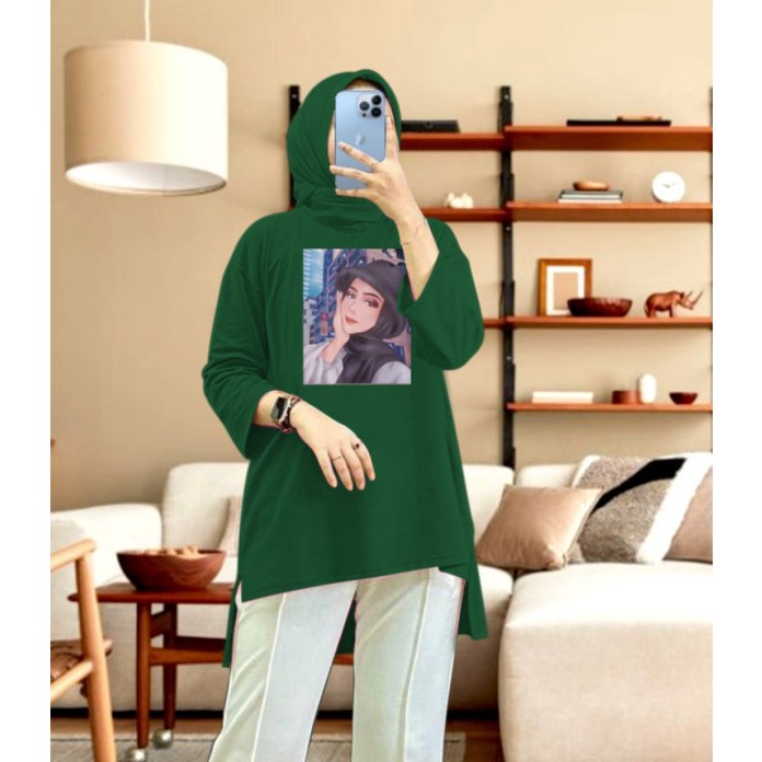 TUNIK HIJAB BEBYTERRY OVERSIZE