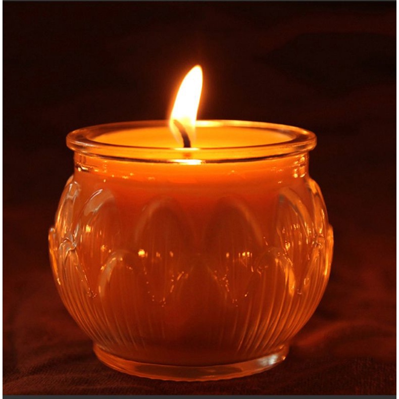 lilin teratai kaca (20jam)