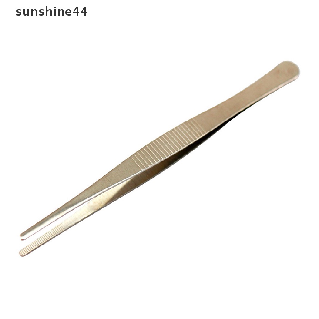 Sunshine 3Pcs Pinset Presisi Bahan Stainless Steel Untuk Reparasi Elektronik