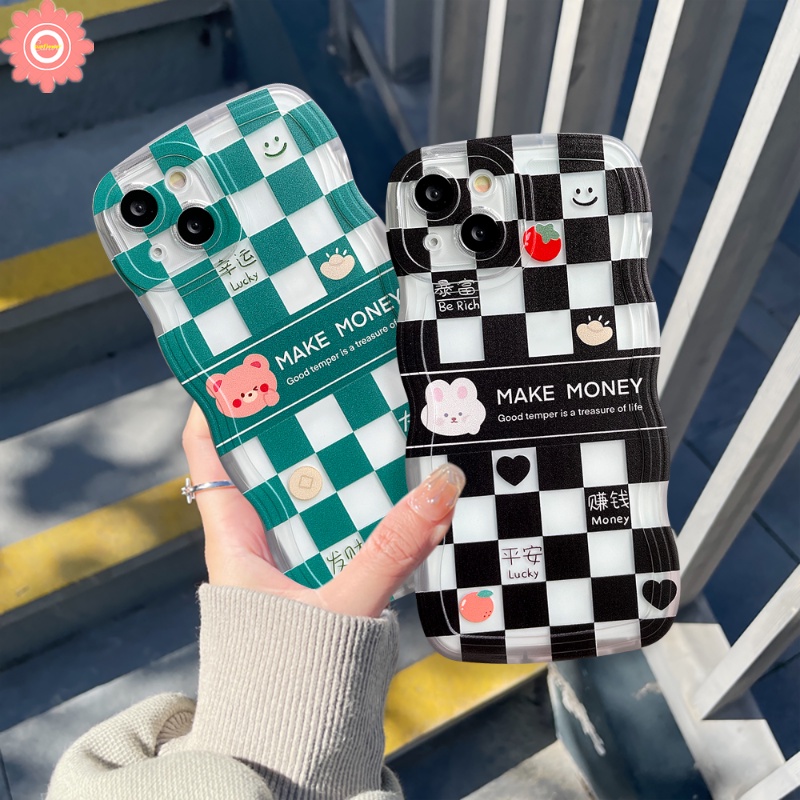 Soft Case Motif Kelinci Untuk Oppo A54 A15 A17k A53 A16 A57 2022 A95 A76 A96 A55 A12 A12E A74 A9 A5 2020 A3s A7 A16s F9 A15s A52 A16s A516