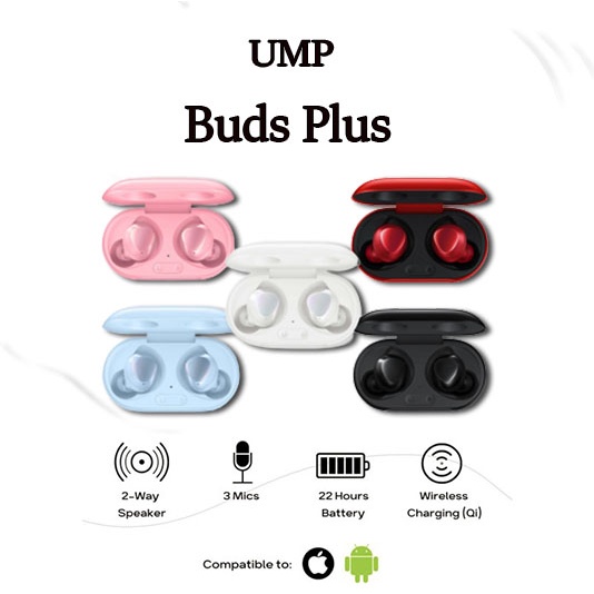 Samsung Galaxy Buds+ Headset Bluetooth Wireless Earphone