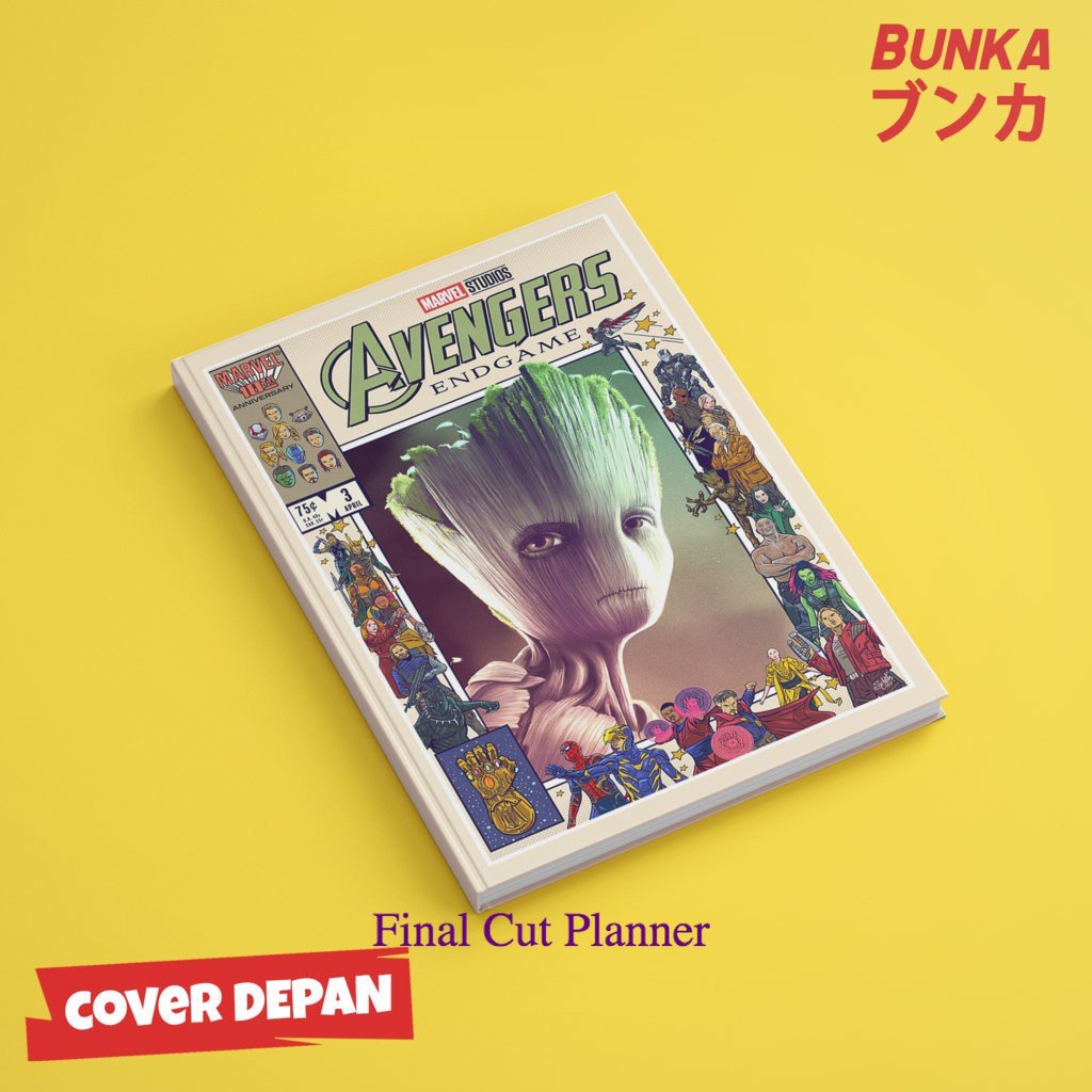 

Notebook Marvel Avengers Groot Hardcover A5 Buku Tulis Catatan Note Agenda Planner Jurnal .