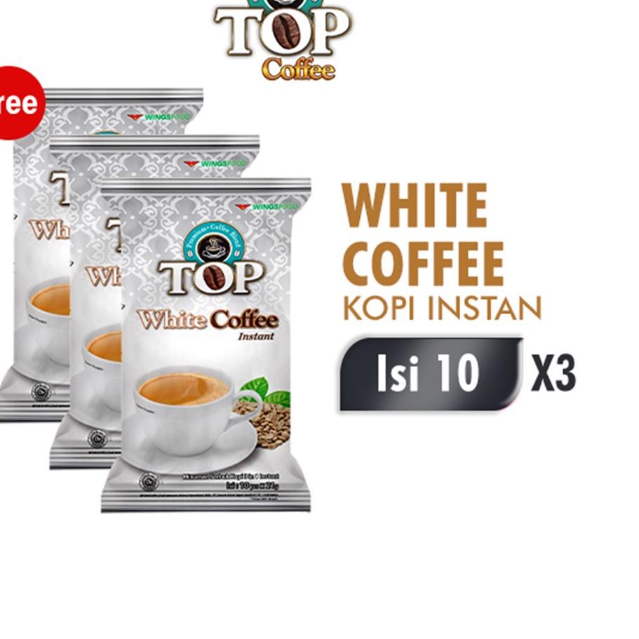 

10.10 STOK READY Top White Coffee 210 gr (Buy 2 get 1 Free) buruan