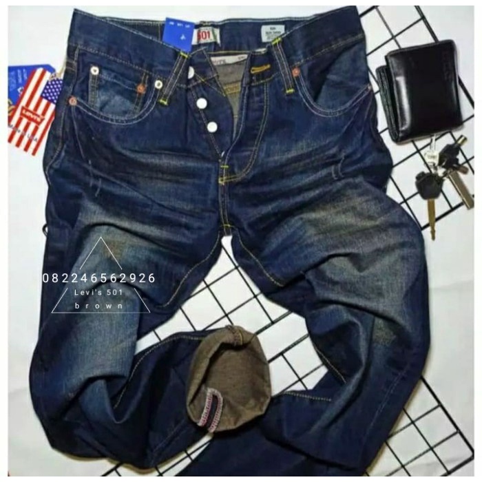 Buruan Celana Jeans Pria Lois Original, Celana Panjang Pria Standard Reguller Trendi