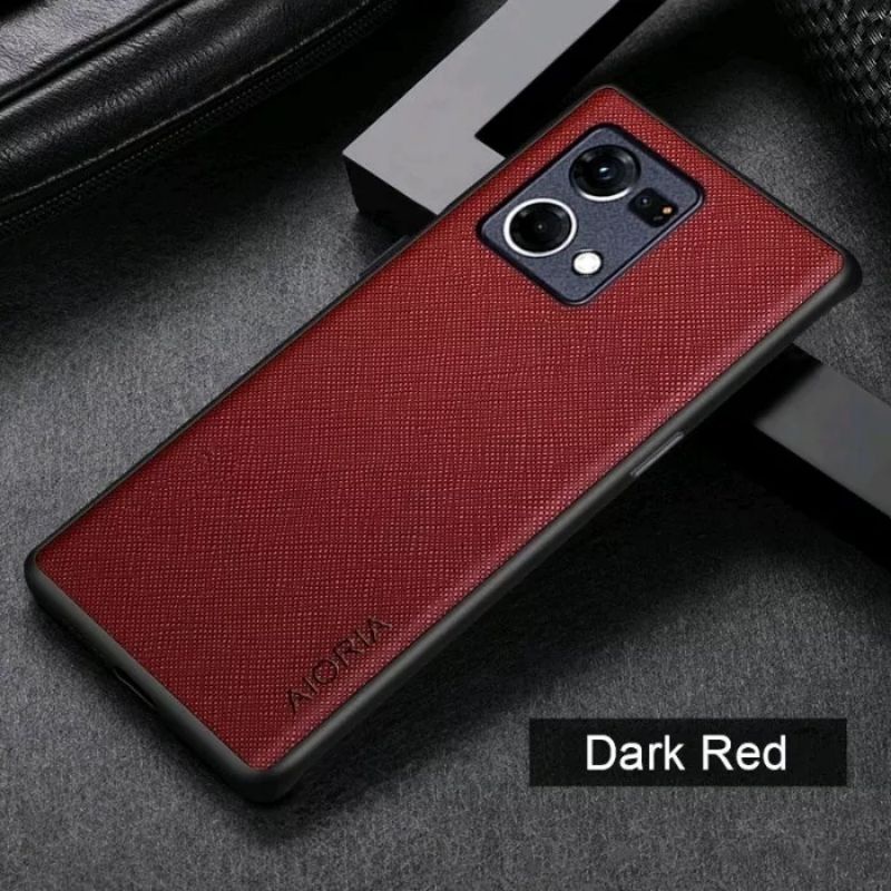 OPPO RENO 8 4G  RENO 8T 4G/5G / RENO 8 5G / RENO 8 PRO 5G COVER SOFT CASE CANVAS CROSS PATTERN AIORIA SILIKON SOFTCASE - RENO 8 4G BLACK