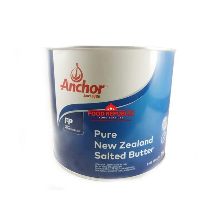

Anchor Pure New Zealand Salted Butter 2 KG / Golden Fern Halal Enak Best Seller
