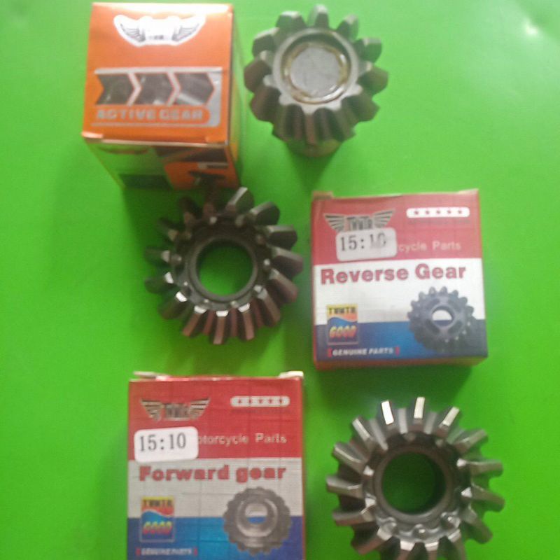 GEAR PINION GIGI NANAS 12T GEARBOX GIRBOK SET-SPAREPART MOTOR RODA TIGA VIAR KAISAR KTM