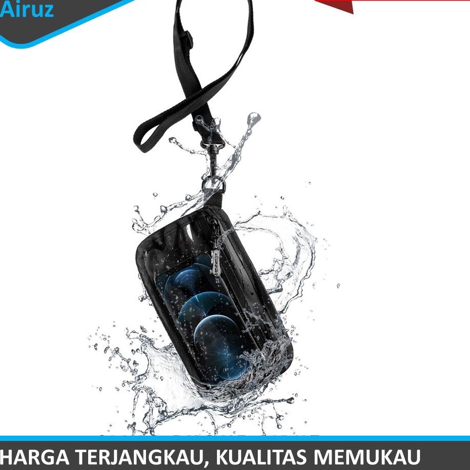 Paling Laris Sling Pouch Phone Tas Tempat Dompet Pelindung HP Handphone Hand Phone 6.5 inch Bening T