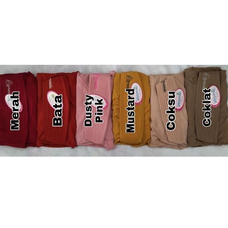 KDR.18Oc22ᶜ ‣ Hijab Instan Serut Amanda Polos Murah