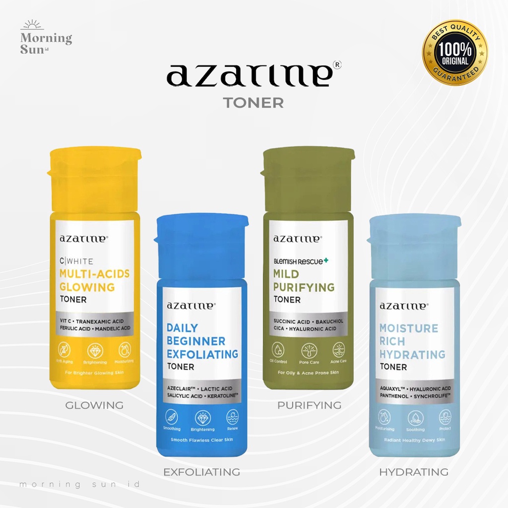 Jual Azarine Toner Series Daily Beginner Exfoliating Moisture Rich
