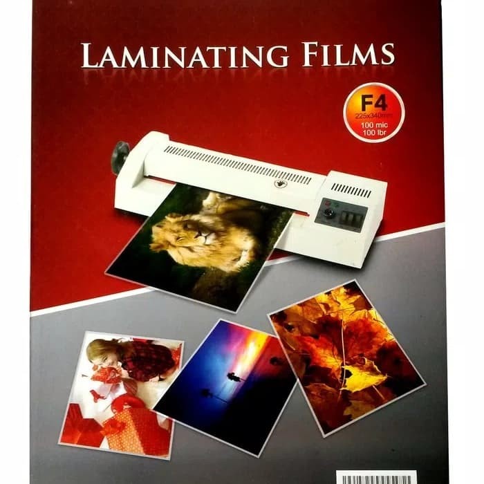 

Exclusive Plastik Laminating Size F4 (100 Lembar) / Laminating Film