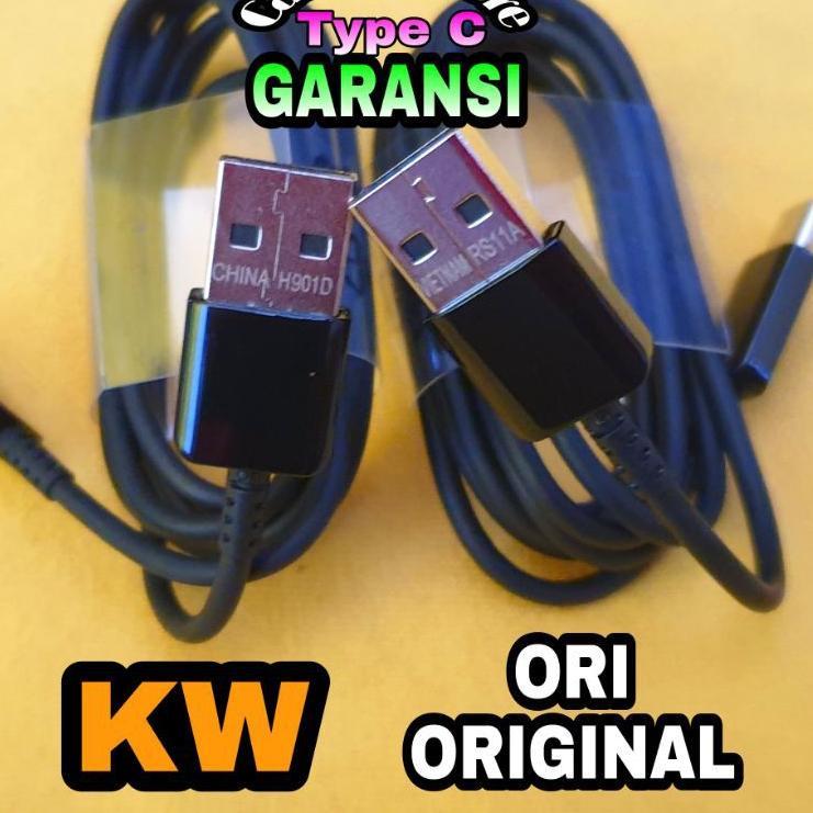 Kabel Data Charger Samsung Bawaan Hp 100% Made In Vietnam Ori Fast Cahrging USB Type Tipe C Original