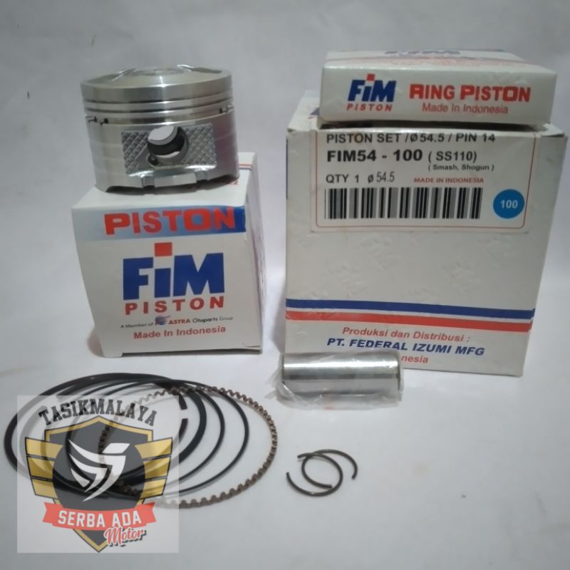 PISTON KIT SEHER KIT FIM54 SMASH 110, SHOGUN 110