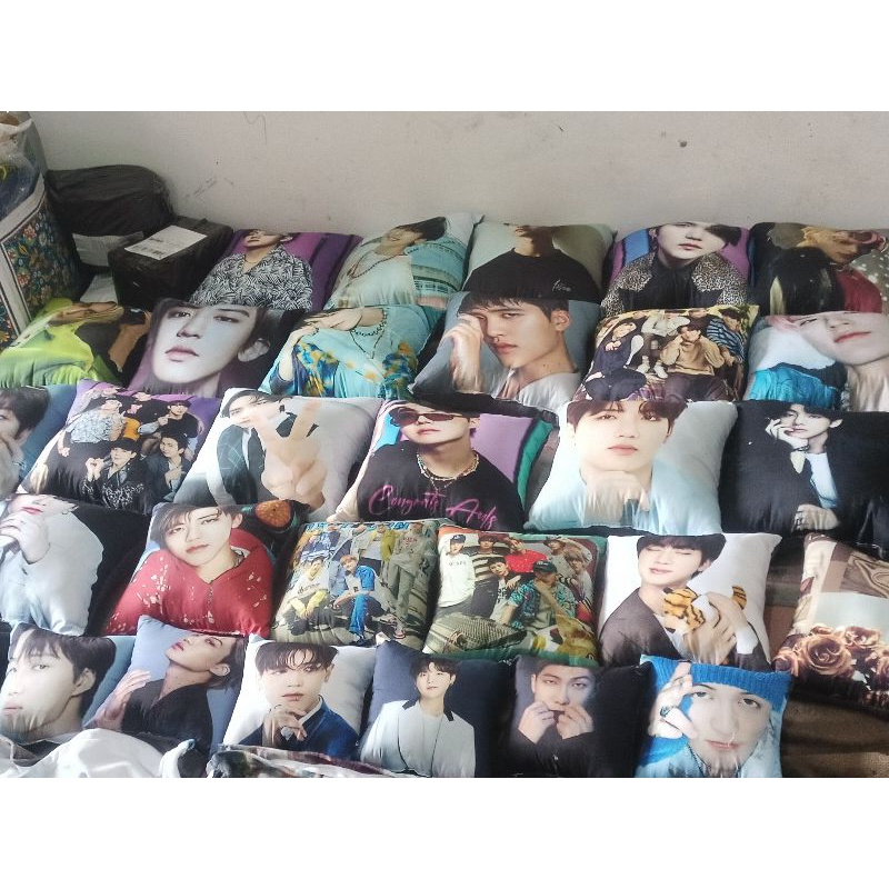 Bantal Khusus Custom 1sisi / 2 sisi chekout dsini