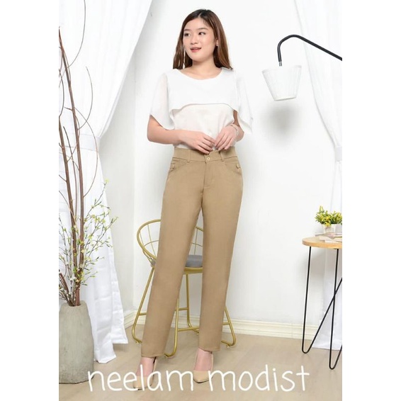 celana Bahan import Wanita / Celana Kerja Wanita Bahan import wanita/ Celana Kantor bahan Import S.M.L.XL