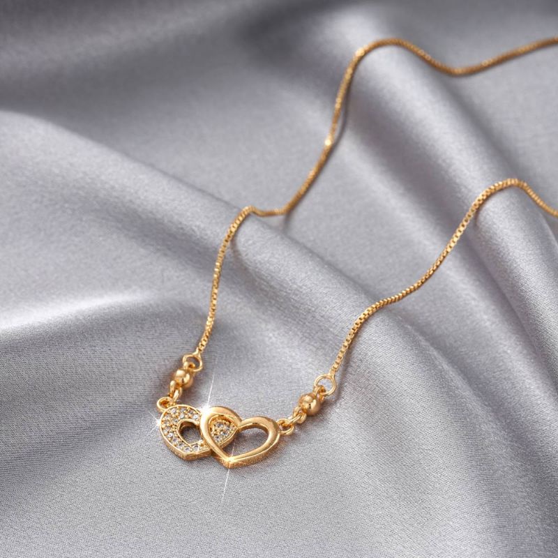 kalung Liontin permata Air Emas Gold Liontin Aksesories Fashion Wanita/Kalung wanita Terbaru