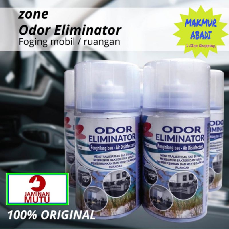 Disinfektan Odor Eliminator Zone Fogging Mobil Air Disinfectant 250ml