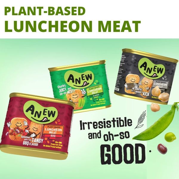 

Anew Plant Based Luncheon Meat 340g Daging Kaleng Import Singapore